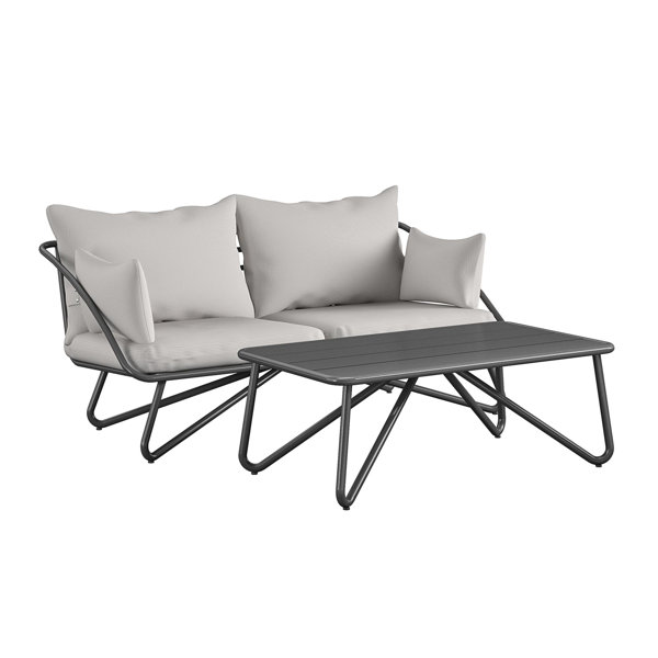 Synthetic Wicker Small Outdoor Sofa Sets You'll Love Wayfair.co.uk